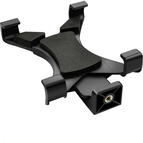 iPad Support pour Tablette Tactile (4,8-7,8 de Largeur Réglable) Compatible avec iPad Pro/Mini/Air 5/4/3, Samsung Tab A7/S7,Montage sur Trépied/Monopode avec Fixation Photo Standard 1/4 Fileté