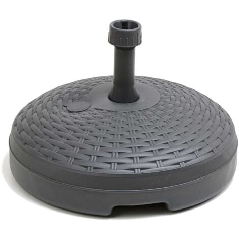 GERIMPORT Ipae Progarden Base per Ombrellone Rattan - Antracite - 45cm