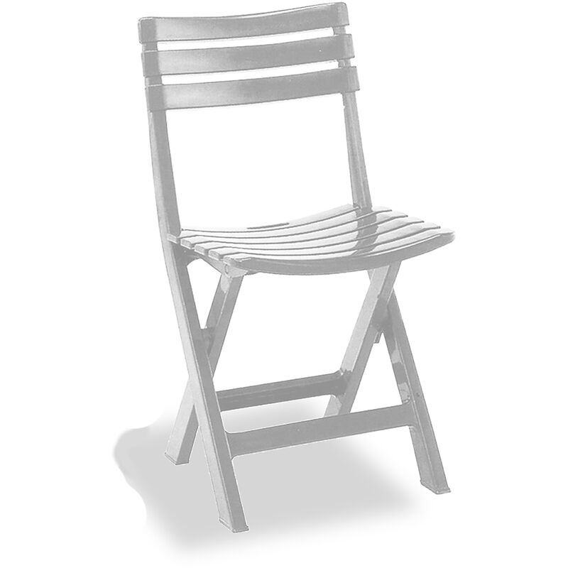 Chaise de jardin pliante Birki Blanc 44x41x78 cm