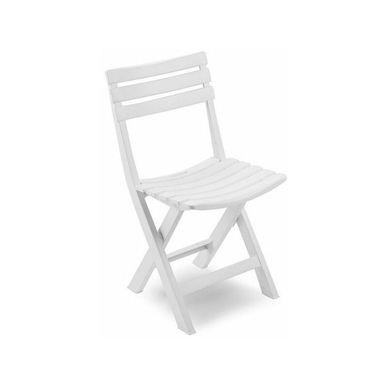 Chaise Pliante Polypro Birki Blanc - imagin