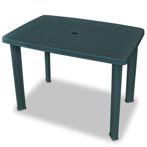Ipae Progarden Tavolo da Giardino Faretto in Resina - Verde - 101x68 cm