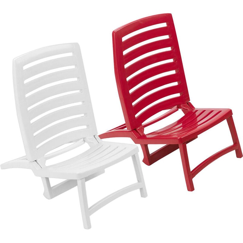 

Silla resina playera modelo RIO color rojo - Ipae