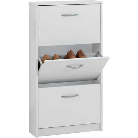 Ipari Schuhschrank 3 Fächern Louis Weiß
