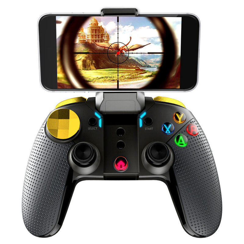 

PG-9116 Wireless BT 4.0 Gamepad] Controlador de juegos movil Gamepad Joystick Handle para Android Smartphone Windows PC, Negro - Ipega