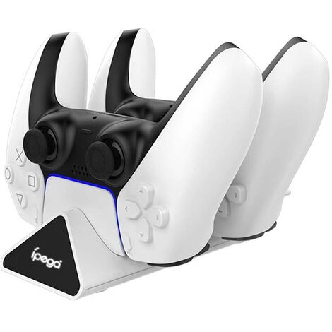 iPega PG-P5012 Dual Docking Station für PS5 Gaming Controller (weiß)