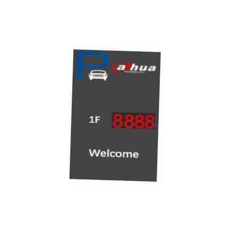 IPMPGI-211AA - Panel LED para estacionamiento externo de 1 capa y 4 dígitos