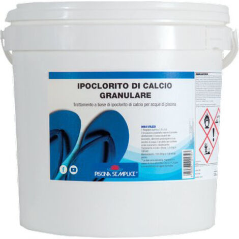 IPOCLORITO DI CALCIO X PISCINA GRANULARE LAPI - KG 10- 1 pezzi