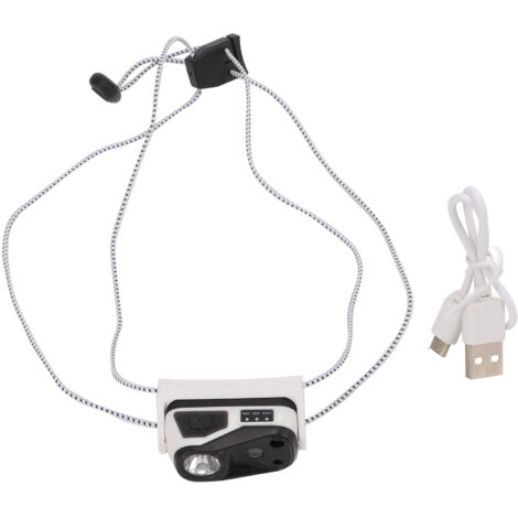 IPX5 wasserdichte LED-Stirnlampe mit Bewegungssensor, USB-Ladefunktion und verstellbarer Höhe, zum Angeln und Laufen