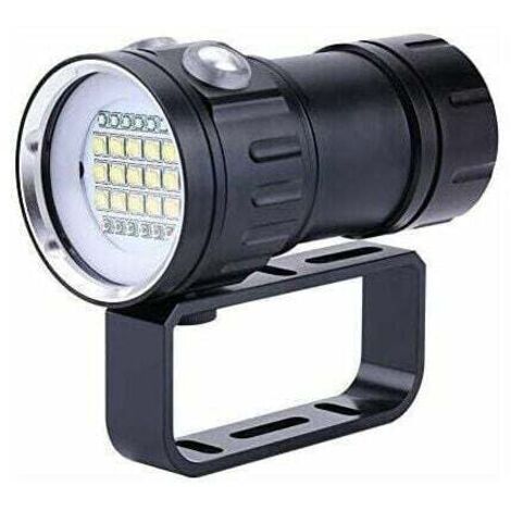 IPX8 wasserdichtes 18000LM Unterwasser-Tauchlicht, beständig bis 80 Meter Tiefe, ideal für Unterwasserfotografie und -videos.