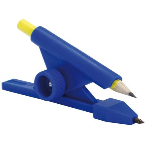 IQ-Tools Parallelanreisser blau mit Zirkelspitze