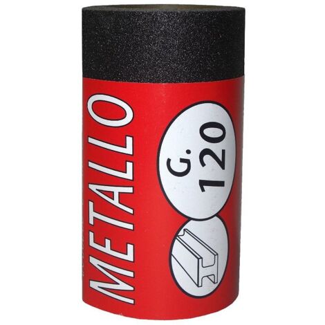 IQ2 TOOLS Carta abrasiva, minirotolo, 2,5 mt, grana 120