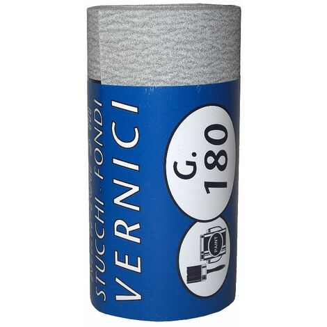 IQ2 TOOLS Carta abrasiva, minirotolo 2,5 mt, grana 180