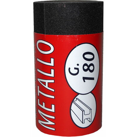 IQ2 TOOLS Carta abrasiva, minirotolo 2,5 mt, grana 180