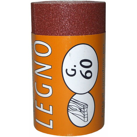 IQ2 TOOLS Carta abrasiva, minirotolo 2,5 mt, grana 60