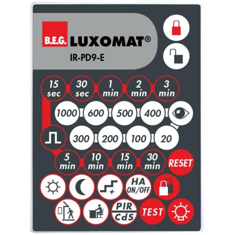 IR-PD-1C-E télécommande à infrarouge pour gamme M-1/2C LUXOMAT 92077