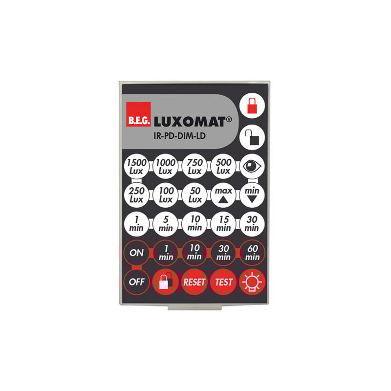 Beg Luxomat - ir-pd-dim-ld télécommande à infrarouge pour pd-dim-ld luxomat 92754