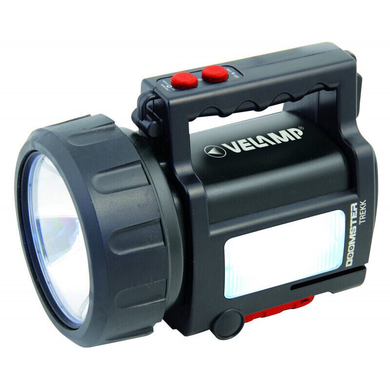 

Linterna Led cañón recargable 10W 735lm 208x144mm. (Velamp IR666-10W)
