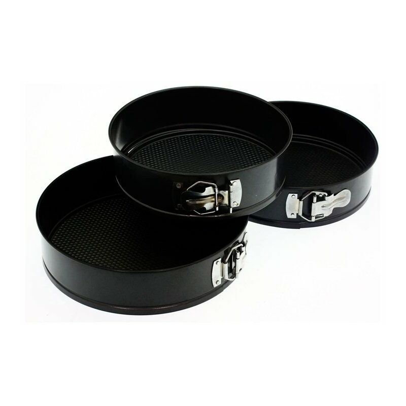 

Set de 3 moldes desmontables metálicos 22/24/26x6,5cm