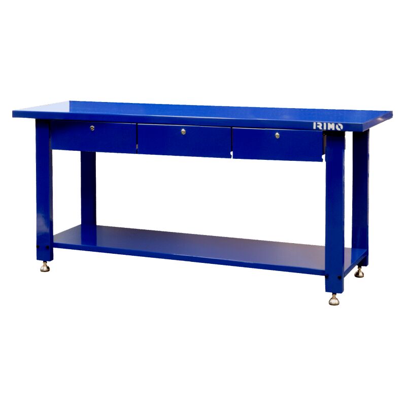 IRIMO - Établi en acier usage intensif avec 4 pieds robuste - 1800 X 640mm