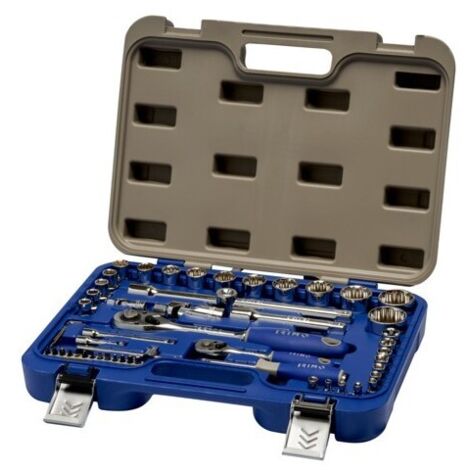 IRIMO - Jeu de 53 douilles 6 pans 1/4"-1/2"