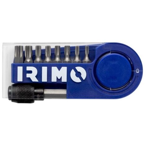 IRIMO - Jeu d'embouts 1/4", Torx, 9 pièces