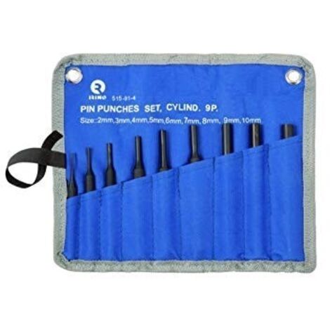IRIMO JUEGO BOTADORES CILINDRICOS NEGROS 2-3-4-5-6-7-8-9-10mm (BOLSA 9 PZ.
