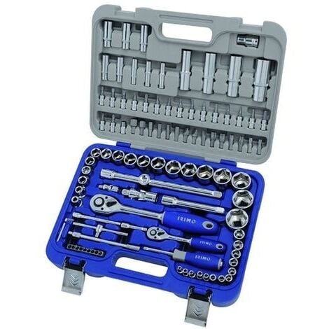IRIMO JUEGO CARRACA 1/2"-1/4" (ESTUCHE 101 PZ.