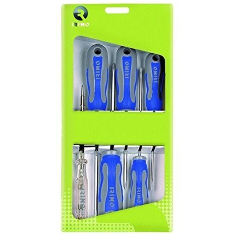 IRIMO JUEGO DESTORNILLADOR POZIRIV/PLANO/RECTO/PHILIPS CAJA 6 PZ.