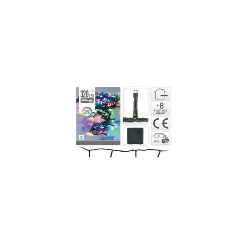 

Guirnalda 320 led 32 m 8 funciones multicolor