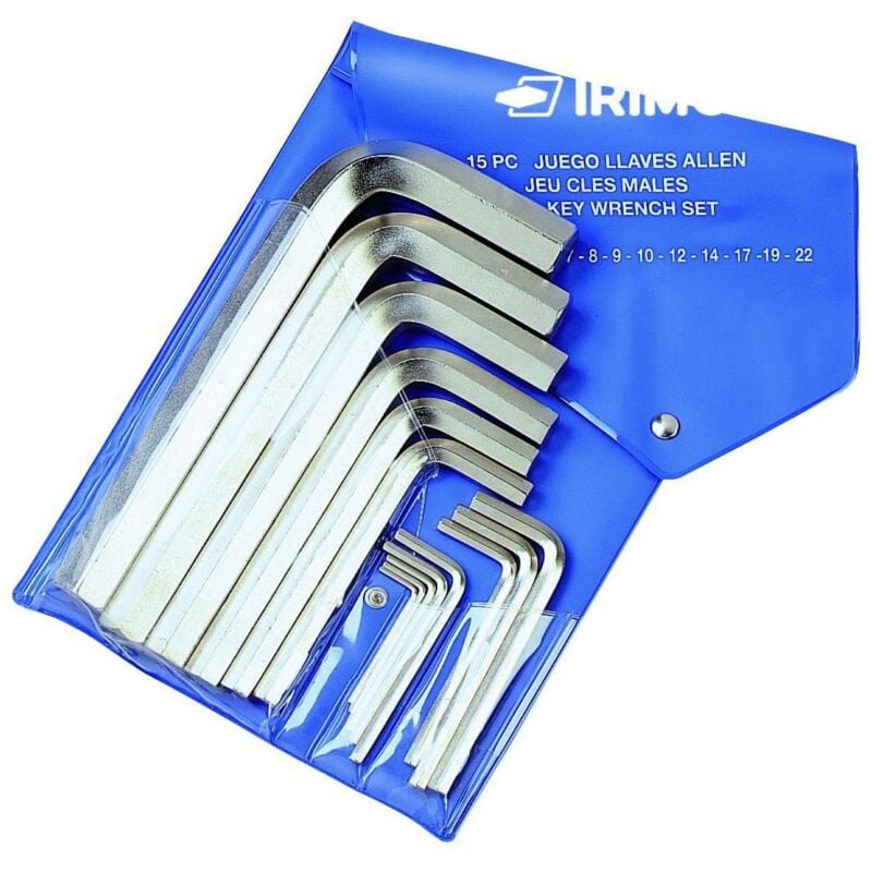 

Irimo Juego Llaves Allen Bolsa 15 Pz. 2-22