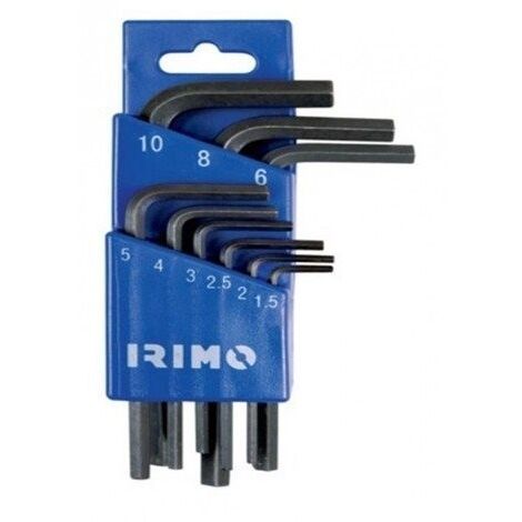 IRIMO JUEGO LLAVES ALLEN M.1.5-10 mm.(ESTUCHE 9 PZ.