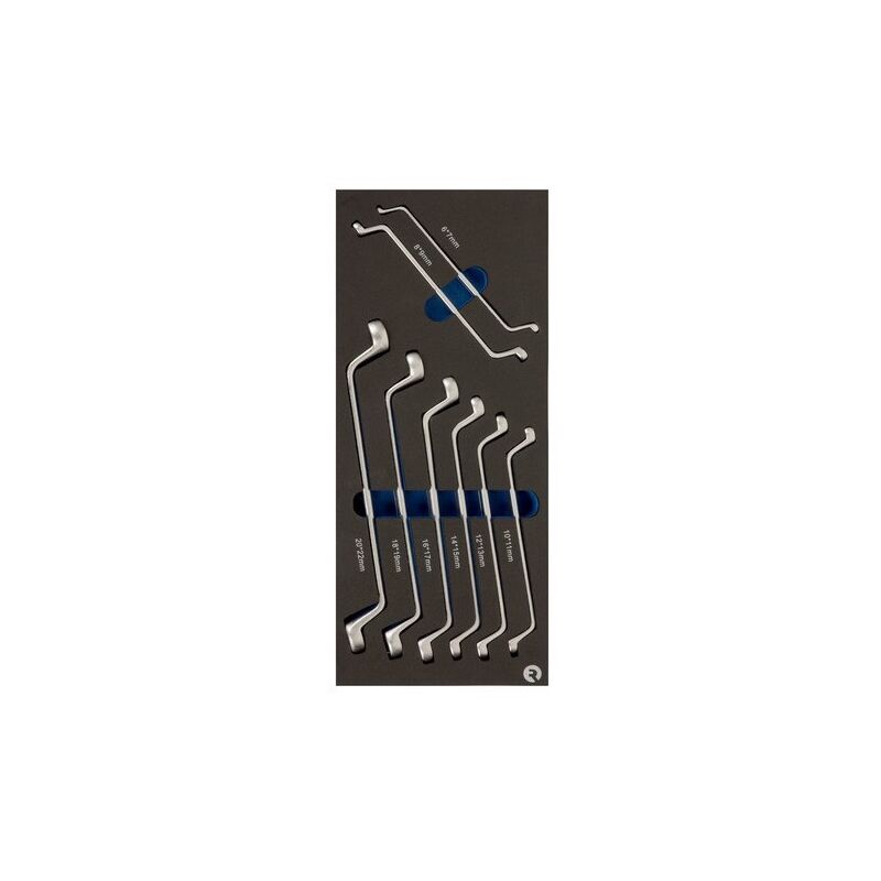 Irimo - Module mousse 1/3 Clés polygonales doubles contre coudées - 8 pièces