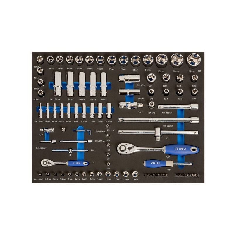 Irimo - Module mousse 3/3 Douilles et embouts - 94 pièces