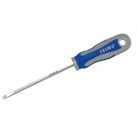 IRIMO - Tournevis pour vis à fente, idéal pour électricien - Pointe: 1 X 5,5mm - Lame: 150 mm