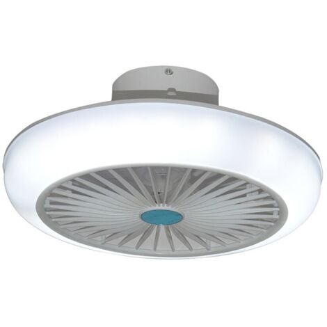 CRISTALRECORD Iris DC 450 36W RGB-LED-Deckenventilator mit Lautsprecher