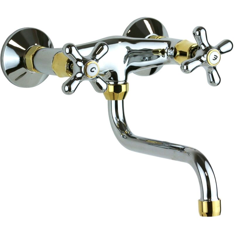 Paffoni - Rubinetto a doppia leva per lavello