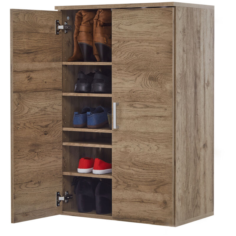 Iris Ohyama, Meuble, Étagère, Armoire, Organisateur à chaussures, 6 Compartments, Modulable, Peut contenir 18 paires, Peu encombrant, Entrée,