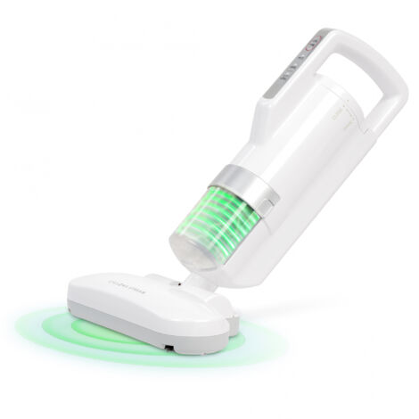 Iris Ohyama, Aspirapolvere antiacaro / battimaterasso, 400W, 6000 vibrazioni/minuto, QualitÃ  del filtro F9, Per materasso, divano - Quilt Cleaner IC-FAC2 - Bianco