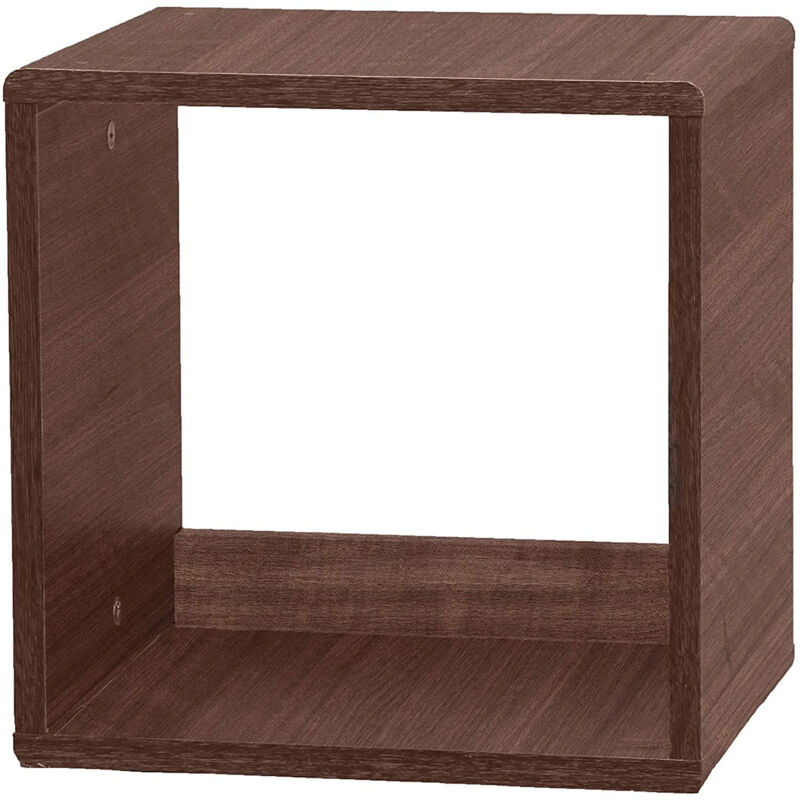 Iris Ohyama, Étagère, Meuble, Cube de rangement, Petit Meuble de rangement, Meuble d'appoint,Design, Modulable, Empilable, Solide, Bureau, Chambre,