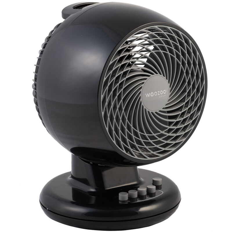 Iris Ohyama, Ventilateur de table silencieux, puissant & portable, 23m², PCF-M18, Noir Iris Ohyama, Ventilateur de table silencieux, puissant & portable, 23m², PCF-M18, Noir