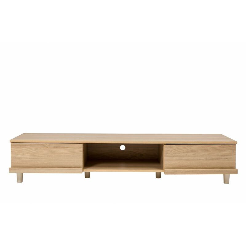 meuble tv / petit meuble a 3 etageres/meuble etageres/tv meuble/meuble tele/banc tv/meuble avec tiroir et placard, salon, bureau,