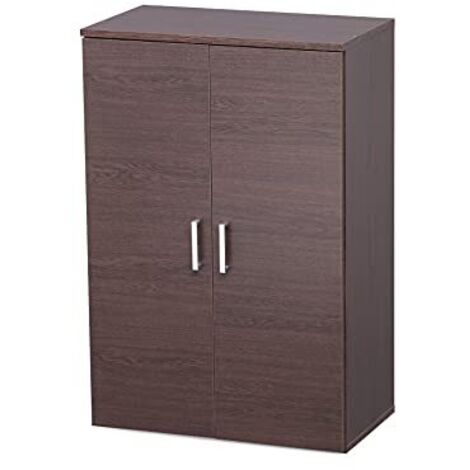 Iris Ohyama, Mobile, Scaffale, Armadio, Scarpiera, 6 Scomparti, Modulare, Può contenere 18 paia, Salvaspazio, Ingresso, Camera, Soggiorno, Ufficio - Shoe cabinet - SR-6035 - Marrone