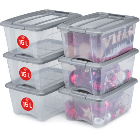 Sundis Clip'N Store, Scatola Di Plastica Trasparente Da 2,5L - Foto 8