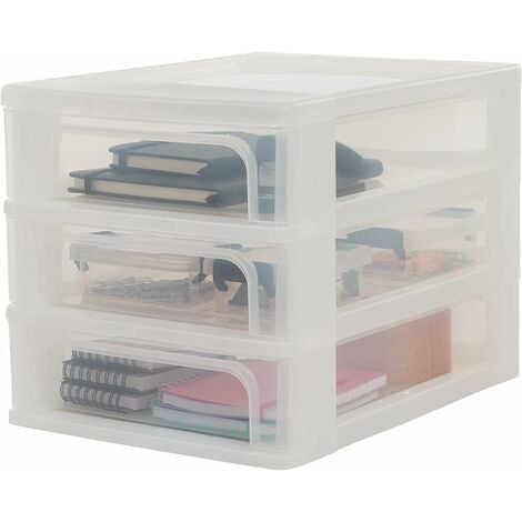 STANLEY ORGANIZER 9 SCOMPARTI CASSETTI TRASPARENTI 36x15X22