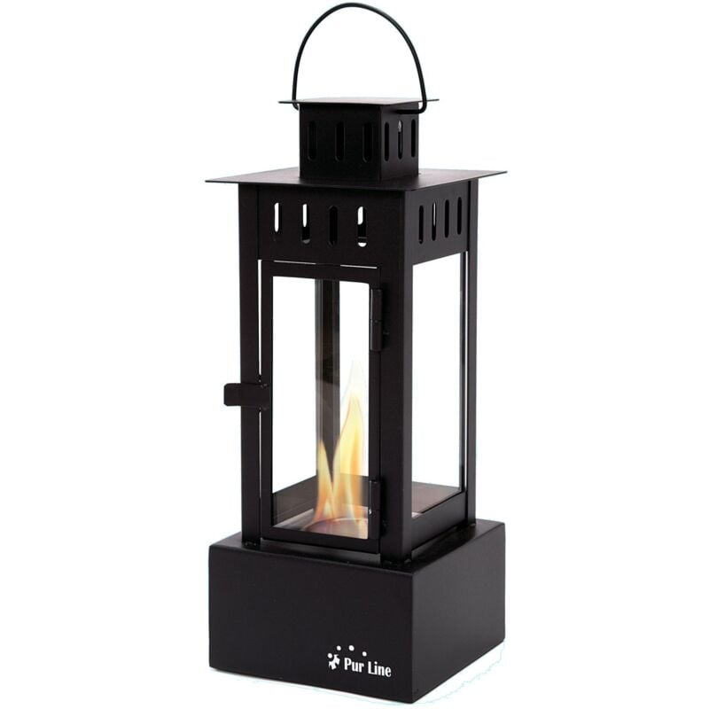 Lanterne éthanol en acier inoxydable