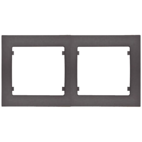 IRIS PLUS  Cornice 2 elementi orizzontali antracite cosso BJC 18012-AC