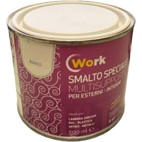 IRIS WORK - SMALTO SPECIALE MULTISUPPORTO 500 ML BIANCO