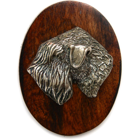 Irish Soft Coated Wheaten Terrier, Wheaten Terrier - Hundeshow-Brosche, Startnummernclip, Hundenadel von Art-Dog
