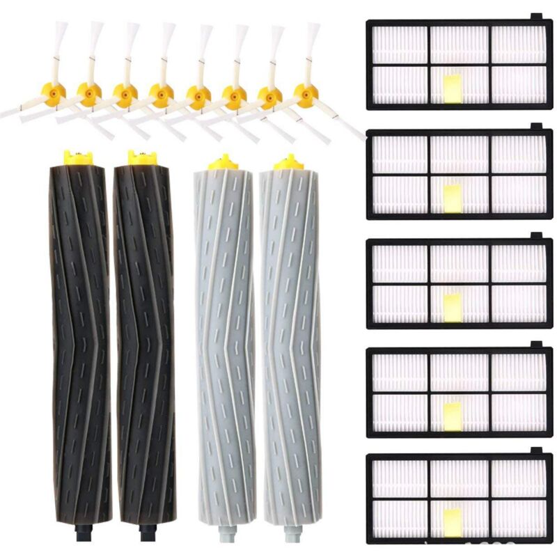 IRobot Accessories for 960 980 895 880 870 871 etc, 800/900 Series Brush Replacement Parts Kit for iRobot Roomba Vacuum Cleaner (5+8+4) Ultra Low