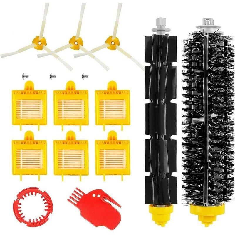 Forehill - irobot irobot balayeuse accessoires 770/790 ensemble de brosses à rouleaux